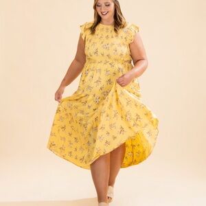 NEW Floral Smocked Dress